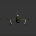 Green Military Aircraft Model Featuring Red Star Emblem And Number 37