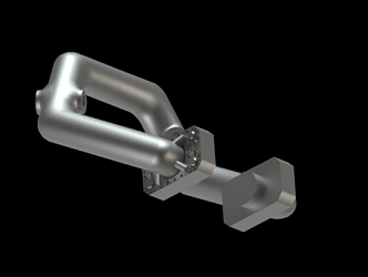 Modern Piping 3d model