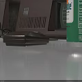 Vintage Computer Setup With Monitors Towers Keyboard Mouse And Drink Can