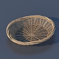 Basket Bamboo Basket Vegetable Basket Egg Basket Storage Basket 3d model