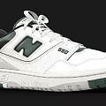 New Balance 650 Classic Sneakers With White And Green Details