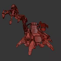 Sci-fi Mining Robot 3d model
