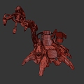 Sci-fi Mining Robot 3d model