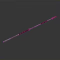 Traditional Martial Arts Weapon With Metal Shaft And Wooden Handle Design Details