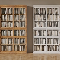 011 Bookcase Modern Bookcase 3d model