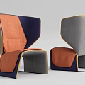 Single sofa 3d model