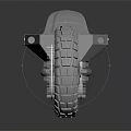 Electric Skateboard Sports Equipment With Large Wheels Silver Deck And Reflective Surface For Smooth Riding