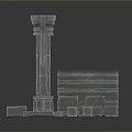 Columns Stone Columns Stone Columns Old Columns Roman Columns Roman Columns Classical Columns Greek Columns 3d model