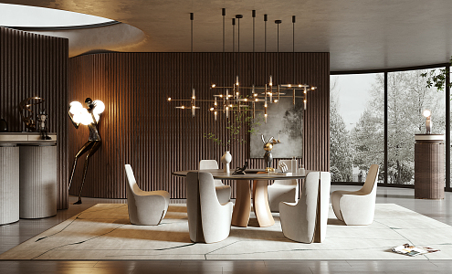 Quiet Giorgetti Restaurant 3d model