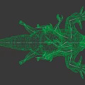 Adventurer Encounters Fearsome Monster With Rough Skin Multiple Tentacles Spikes And Sharp Claws