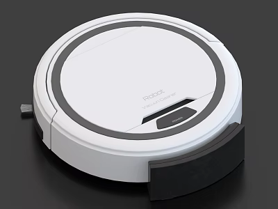 ROCK Automatic Robot Vacuum Cleaner For Home Floor Cleaning With White Design 3d model