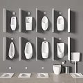 Modern urinal 3d model