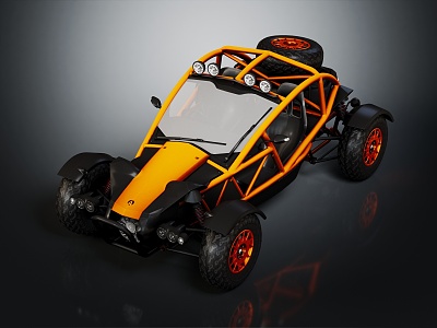 Modern Terrain Vehicle All Terrain Vehicle Toy Car Four Wheeler 3d model