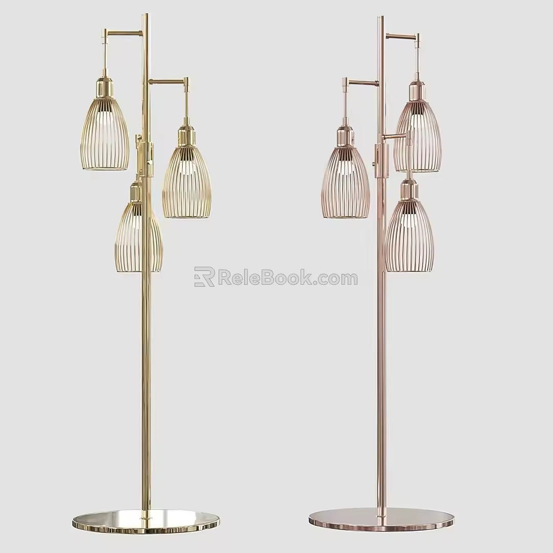 Modern floor lamp 3d model