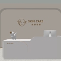 Beauty salon front desk simple front desk company front desk reception desk 3d model