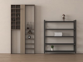 Modern Storage Rack 3d model