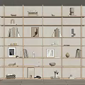 Modern Bookshelf 3d model