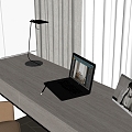 Modern Desk Table 3d model