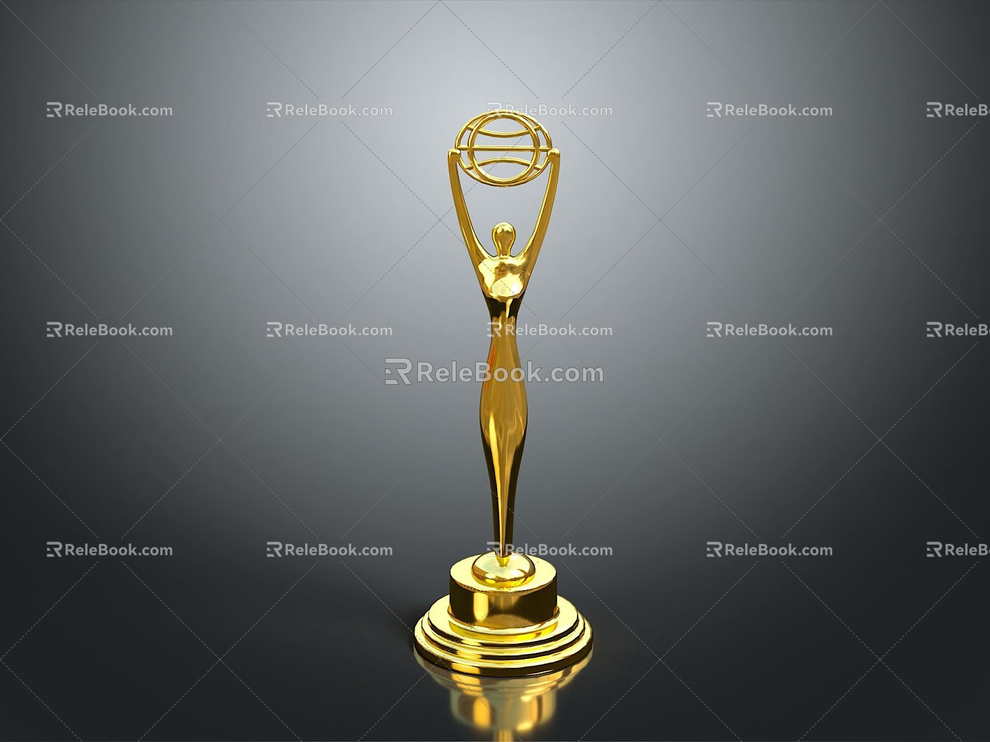 World Cup Football Trophy Champion Trophy Gold Cup Trophy World Cup Gold Cup Game Trophy Sporting Goods 3d model