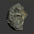 Natural Stone Featuring Green Patina Irregular Holes And Rough Texture Design