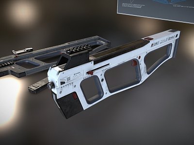 Firearms Accessories 3d model