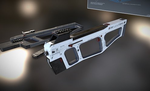 Firearms Accessories 3d model