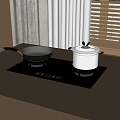 Gas Stove Modern Stove Gas Stove Stove 3d model