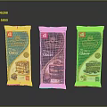 Chocos Glace Chocolate Bars With Milk Dark And Hazelnut Flavors