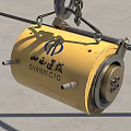 Yellow Cylindrical Industrial Equipment For Construction By SHANXI CIG With Lifting Gear