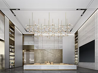 Modern Sales Office 3d model
