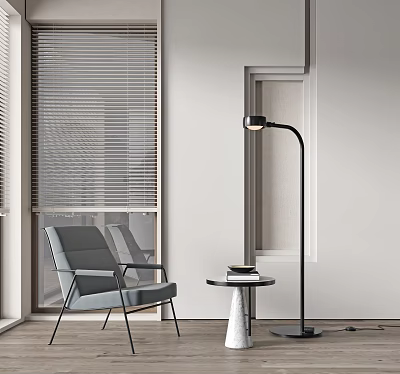 Modern Single Sofa Leisure Chair Single Sofa 3d model