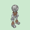intelligent robot 3d model
