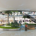 Modern Shopping Mall Indoor Shopping Mall 3d model