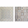Geometric Patchwork Imitation Tile Decorative Carpet 3d model