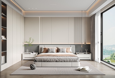 Modern Bedroom 3d model