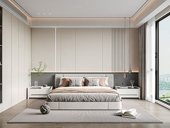 Modern Bedroom 3d model