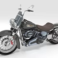 Classic Vintage Motorcycle With Leather Seat Chrome Accents And Spoked Wheels