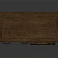 Dark Brown Wooden Chest With Multiple Drawers And Brass Handles