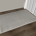modern square carpet 3d model