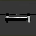 Advanced Quadcopter Drone With Modern Sleek Design White Black Body And Four Propellers