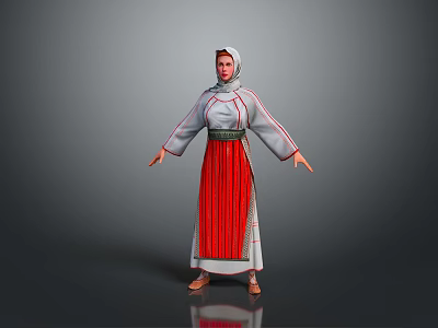 Women Middle-aged Women Housewives Modern Characters Modern Beauty Modern Girls 3d model