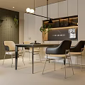 Modern Living Dining Room Interior With Sofa Coffee Table Framed Wall Art Floor Lamp And Plant