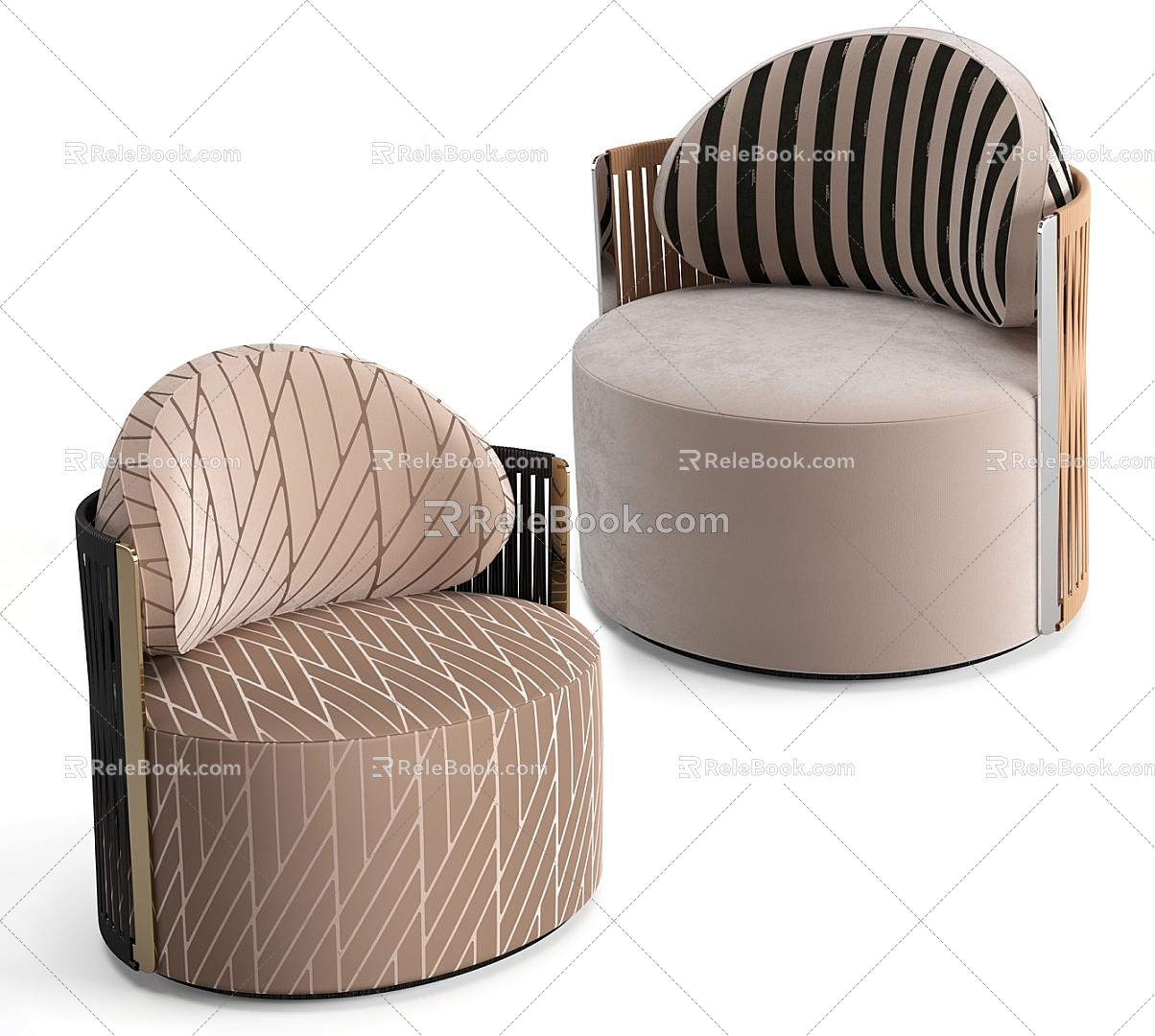 Fendi armchair 3d model