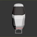 Train Light Rail Metro High Speed Rail EMU Train High Speed Train High Speed Train High Speed Locomotive EMU 3d model