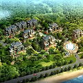 Modern Luxury Detached Villas With Lush Greenery Seaside View And Landscaped Gardens