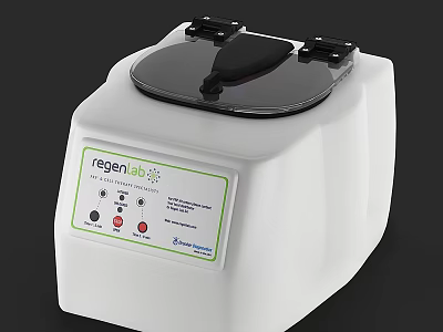 Regenlab Laboratory Instrument With Control Panel And White Casing Design 3d model