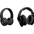 Black Over Ear Headphones With Sleek Design Comfortable Ear Cups And Durable Build 3d model