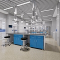 Modern Laboratory School Laboratory 3d model