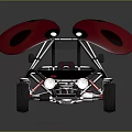 Modern travel car self-modified car modified car 3d model