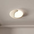 Nordic ceiling lamp bedroom ceiling lamp new cream simple children's room ceiling lamp combination 3d model